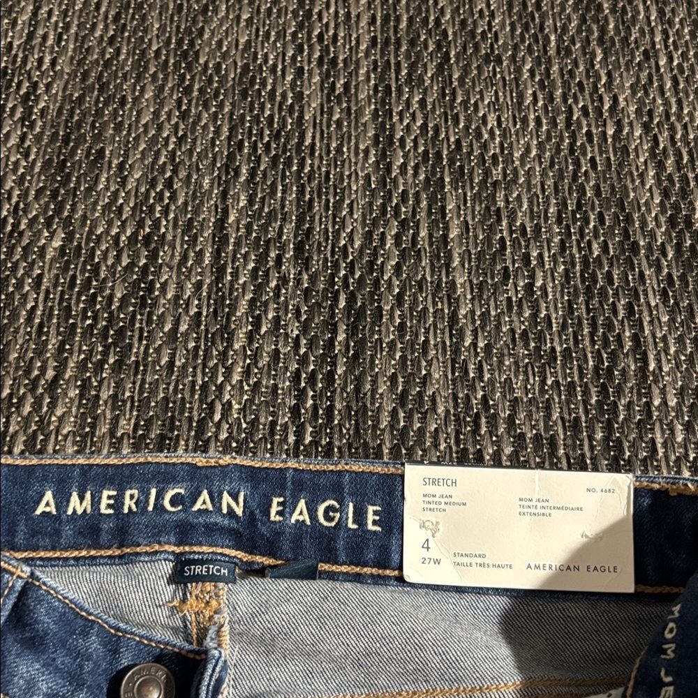 American eagle mom jean dark wash NEW - Picture 4 of 6